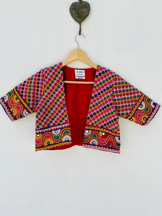 Hand Embroidered Boho Festival Jacket for Women Vin… Gem