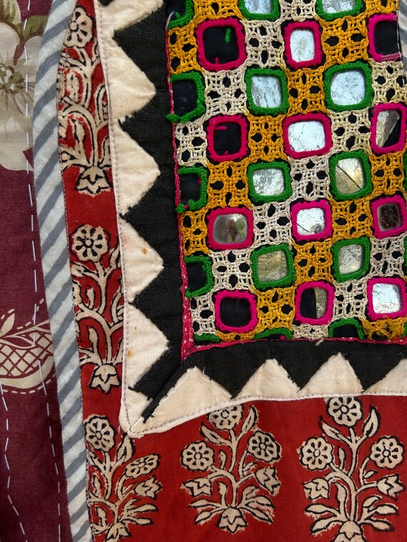 Round neck  Embroidered Patchwork Jacket for wome… - image 3