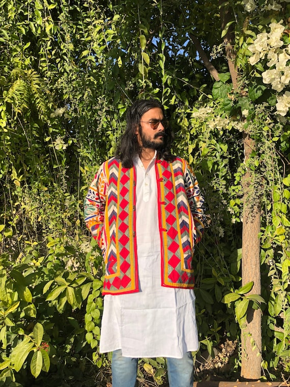 Boho patchwork deals jacket