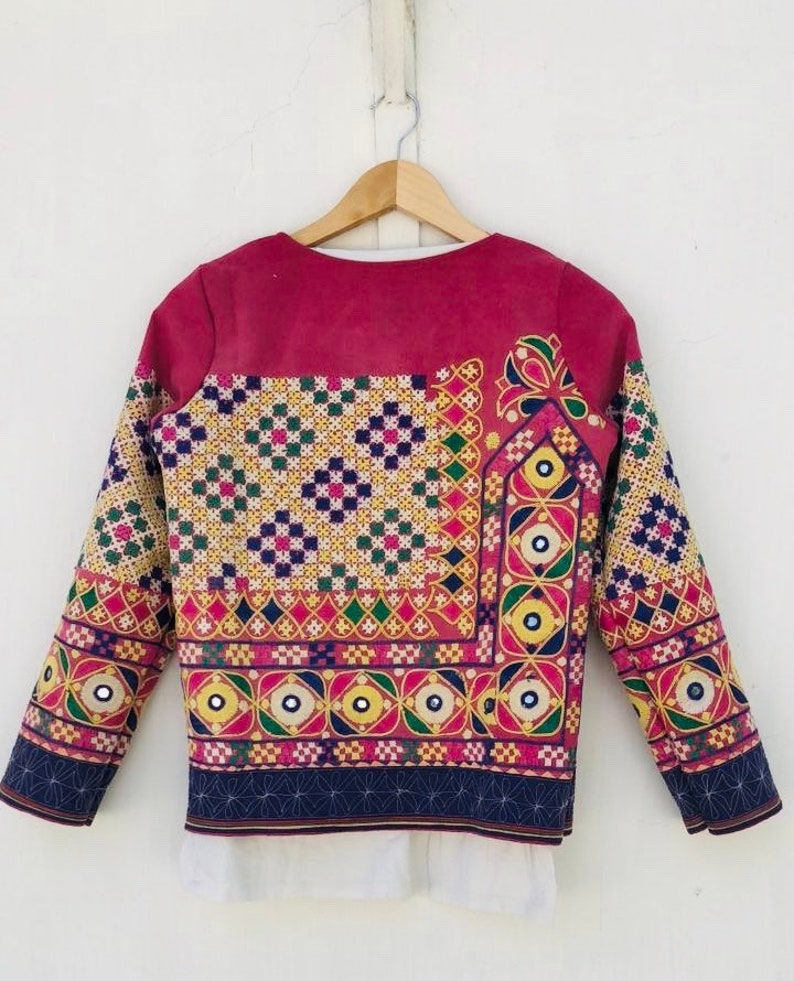 Embroidered Jacket / Embellished Jacket / Kutch Rajasthani Etsy