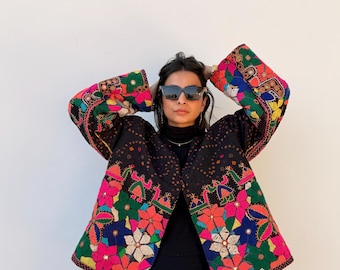Handwoven Heritage Shawl Jacket · Naturally Dyed, One-of-a-Kind