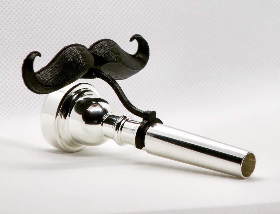 Clipon Mustache for Brass Mouthpieces Gift for Trumpet Etsy UK