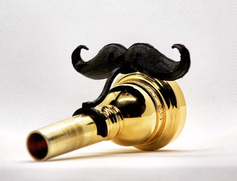 Clipon Mustache for Brass Mouthpieces Gift for Trumpet Etsy UK