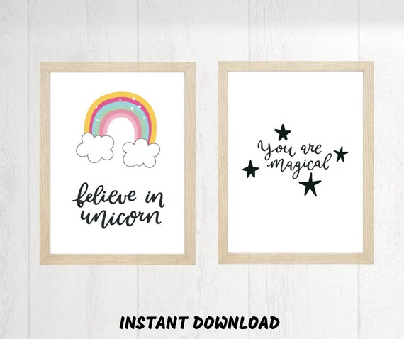 Affiche Decoration Chambre Fille A Imprimer Cadeau De Etsy Affiche Decoration Chambre Fille A Imprimer Cadeau De Etsy