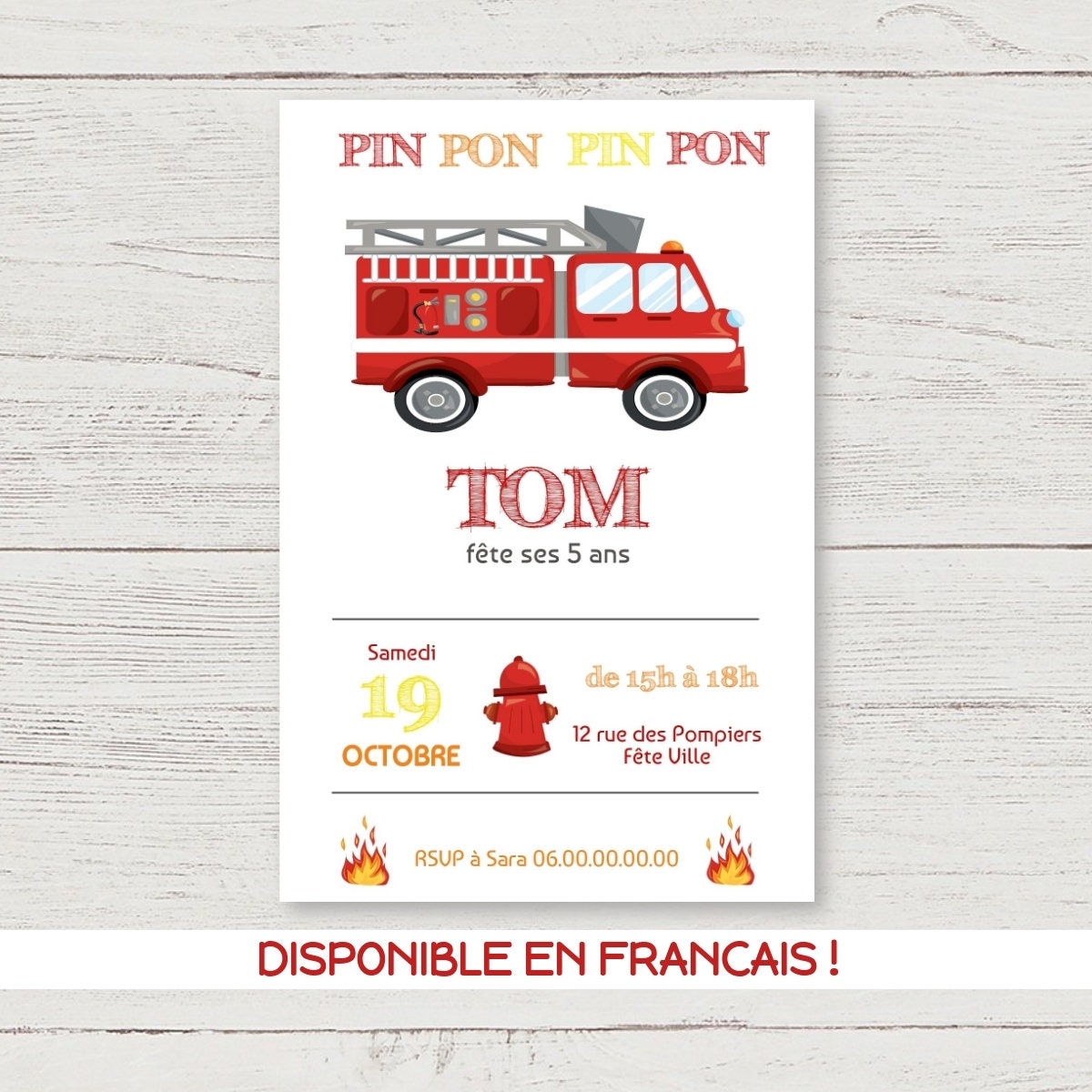 Anniversaire Pompier Invitation Anniversaire Gar on Imprimable Anniversaire Pompier Invitation Anniversaire Gar on Imprimable