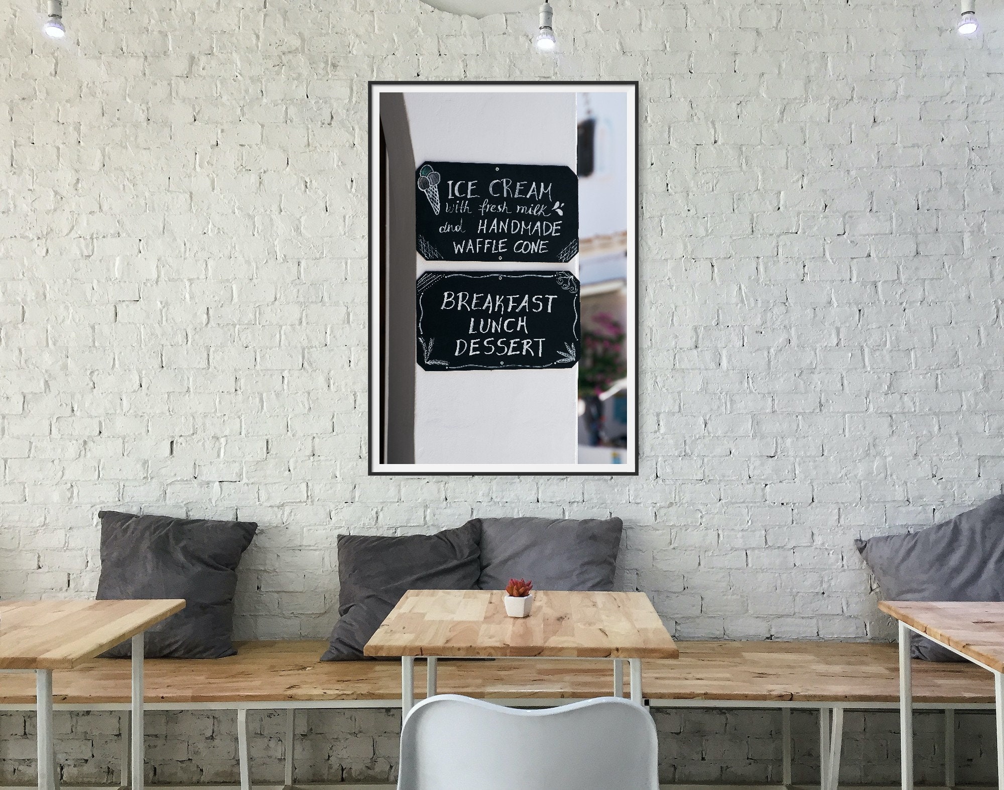 Frühstücksschild Holzschild Tafelschild Küchenschild | Etsy