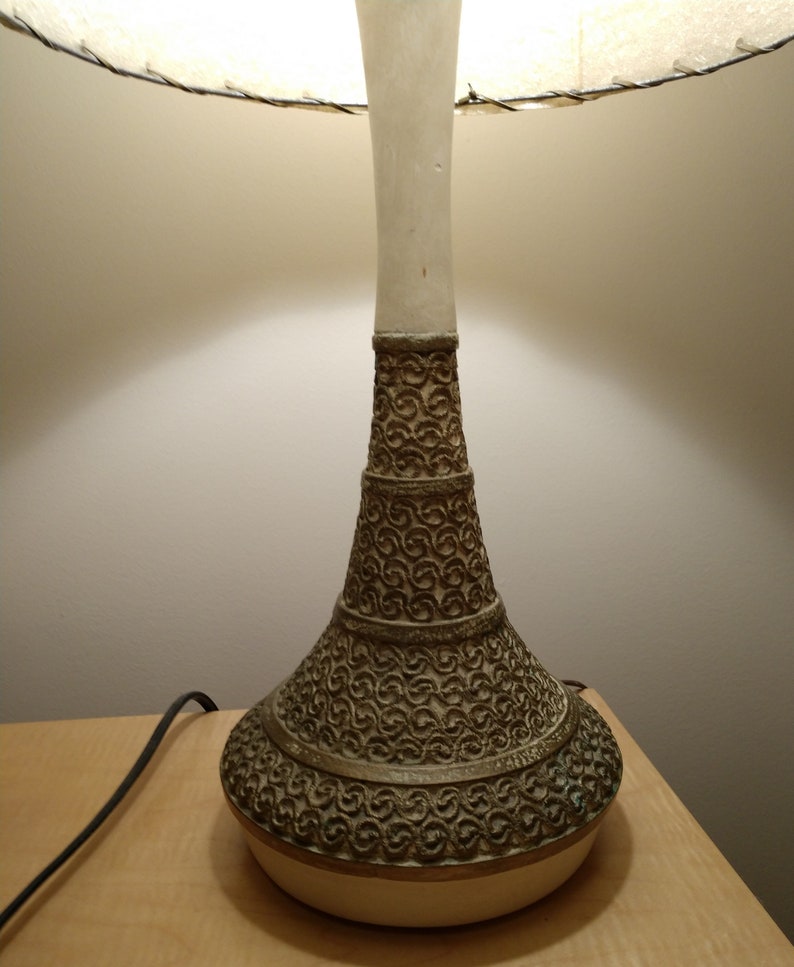 Vintage Plasto MFG Co Bedside Table Lamps Etsy