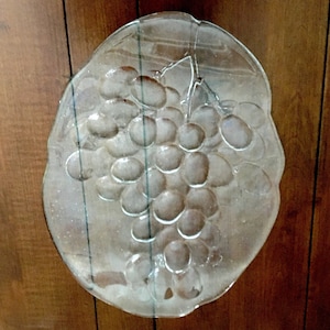 KOSTA BODA Grape (Kosgrap) Oval 12" PLATTER, Ann Warff, Sweden