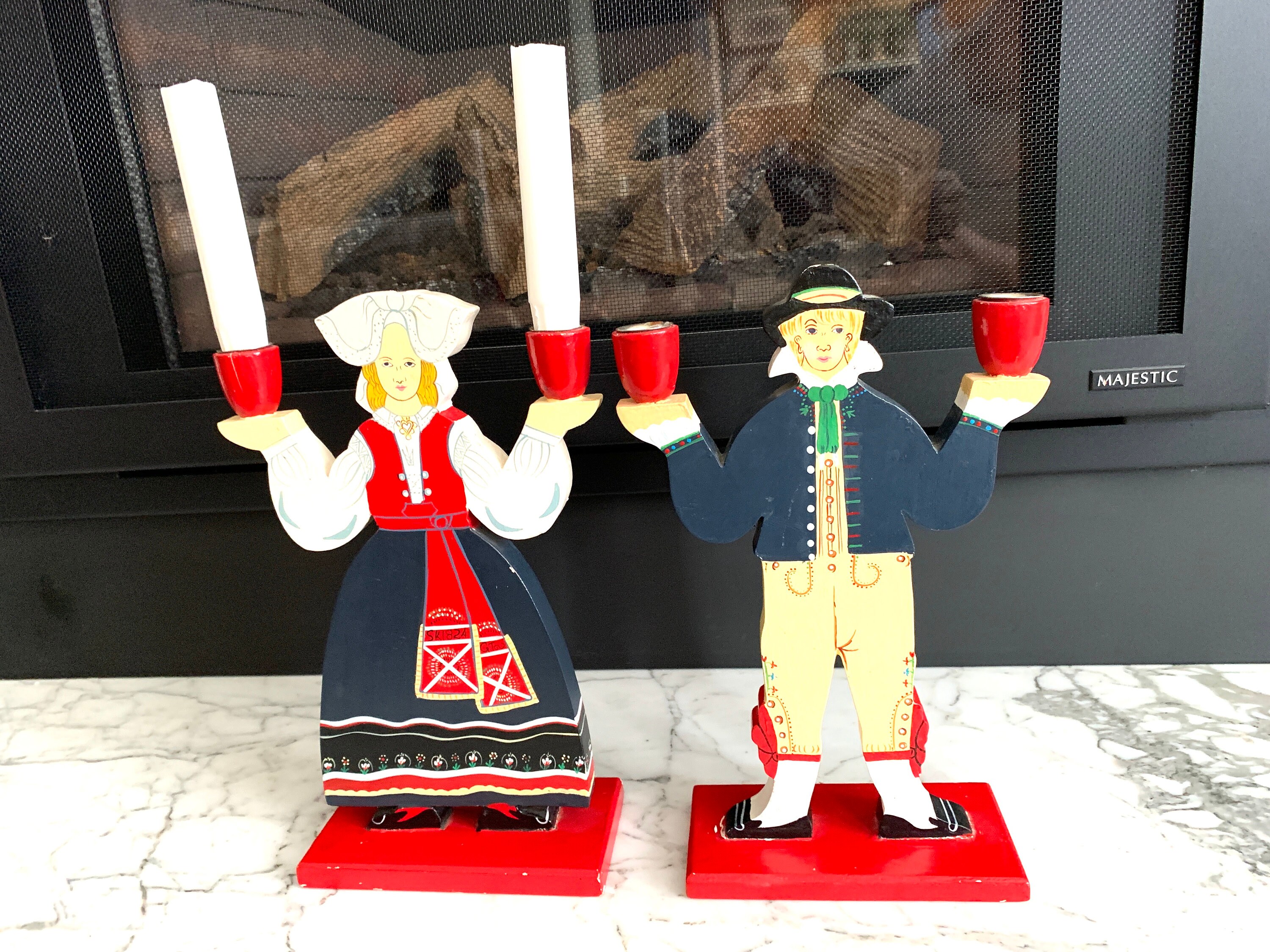 IKEA Wooden Candle Holders 1980s Design Lizzie Velander Etsy