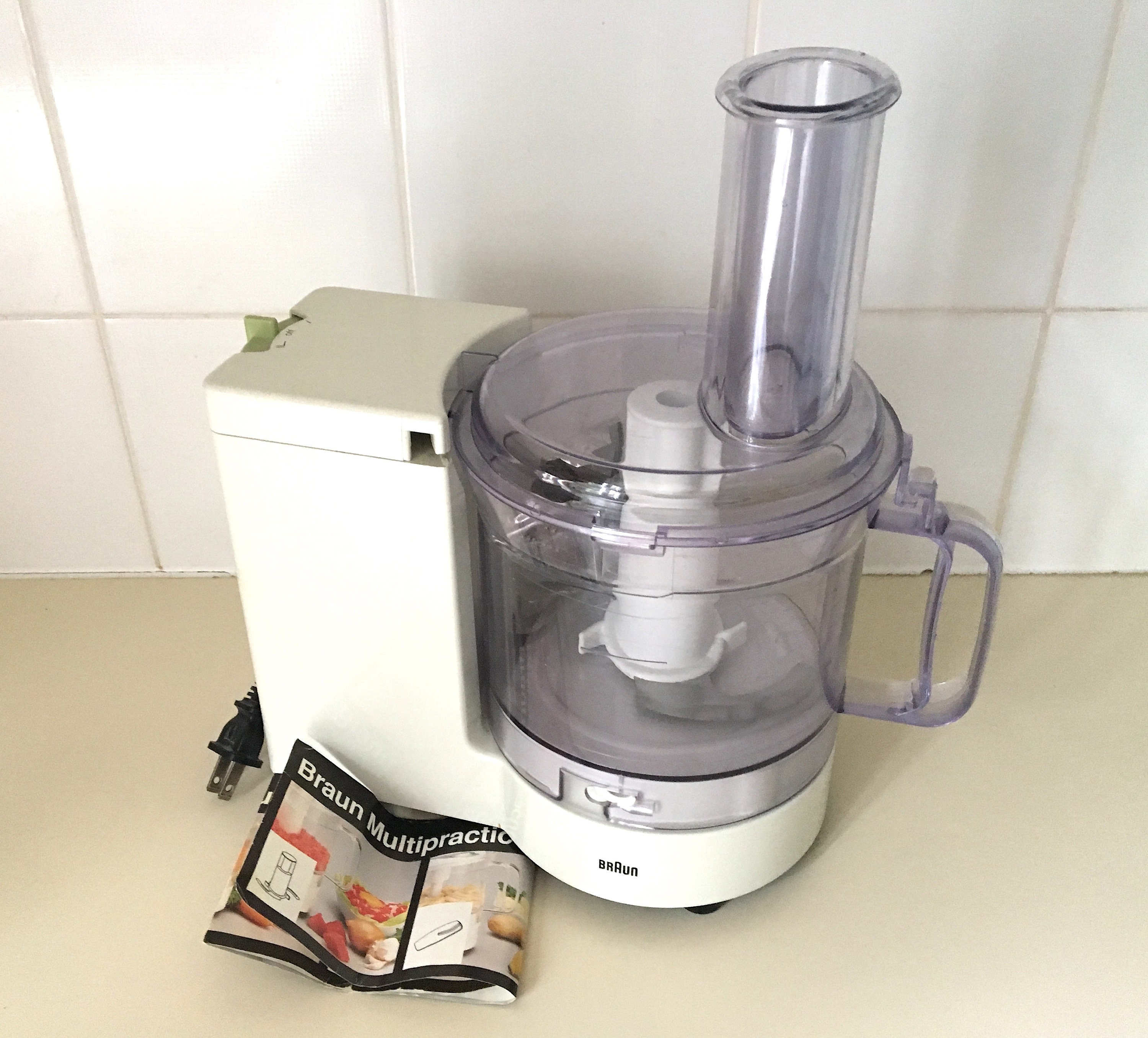 Braun Compact Multipractic Food Processor, Type 4176, Made in Germany,  Includes Food Pusher, Chopping, Grater and Slicing Blades -  India