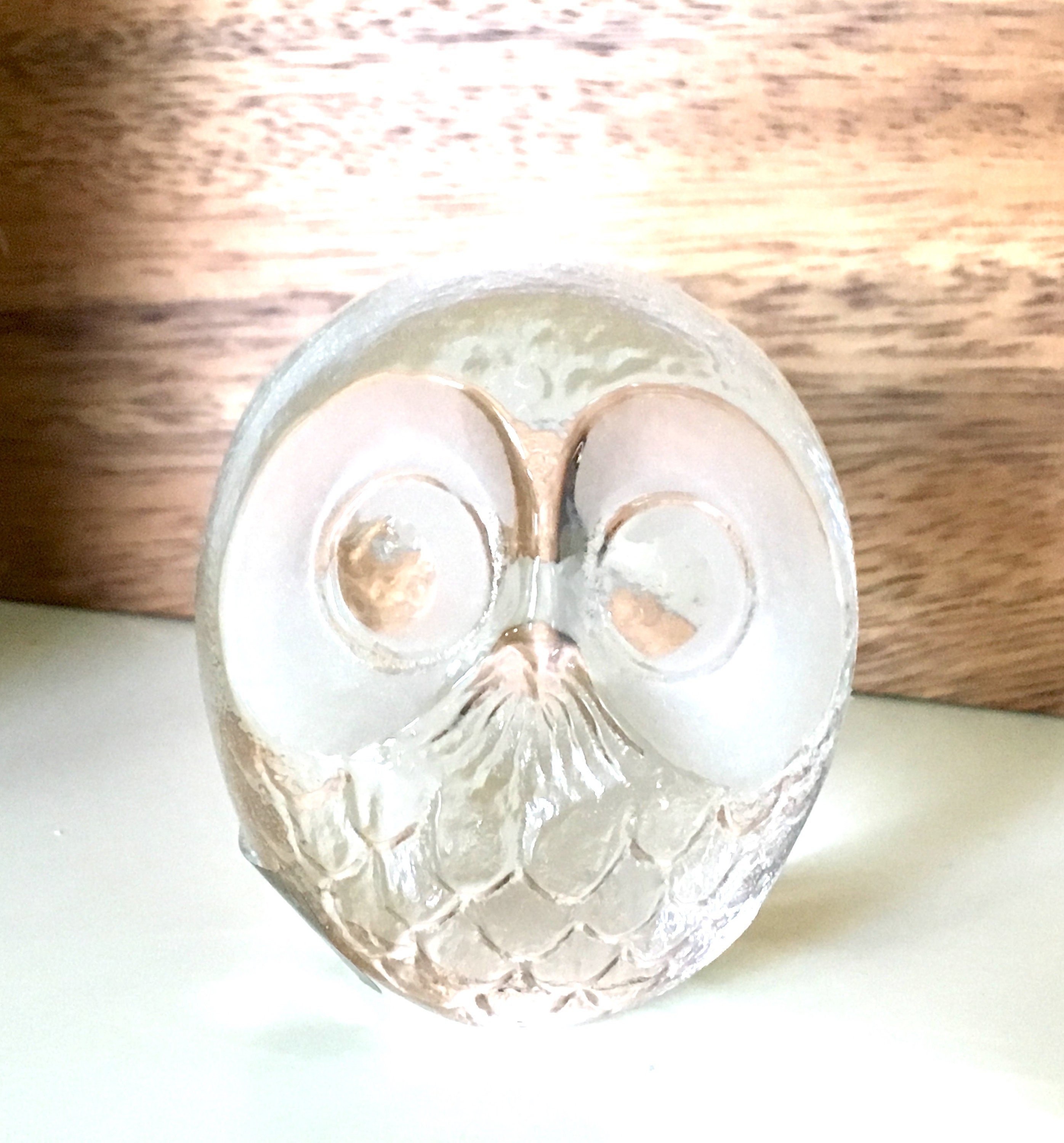 MATS JONASSON Signature Collection Lead Crystal Owl Etsy Canada