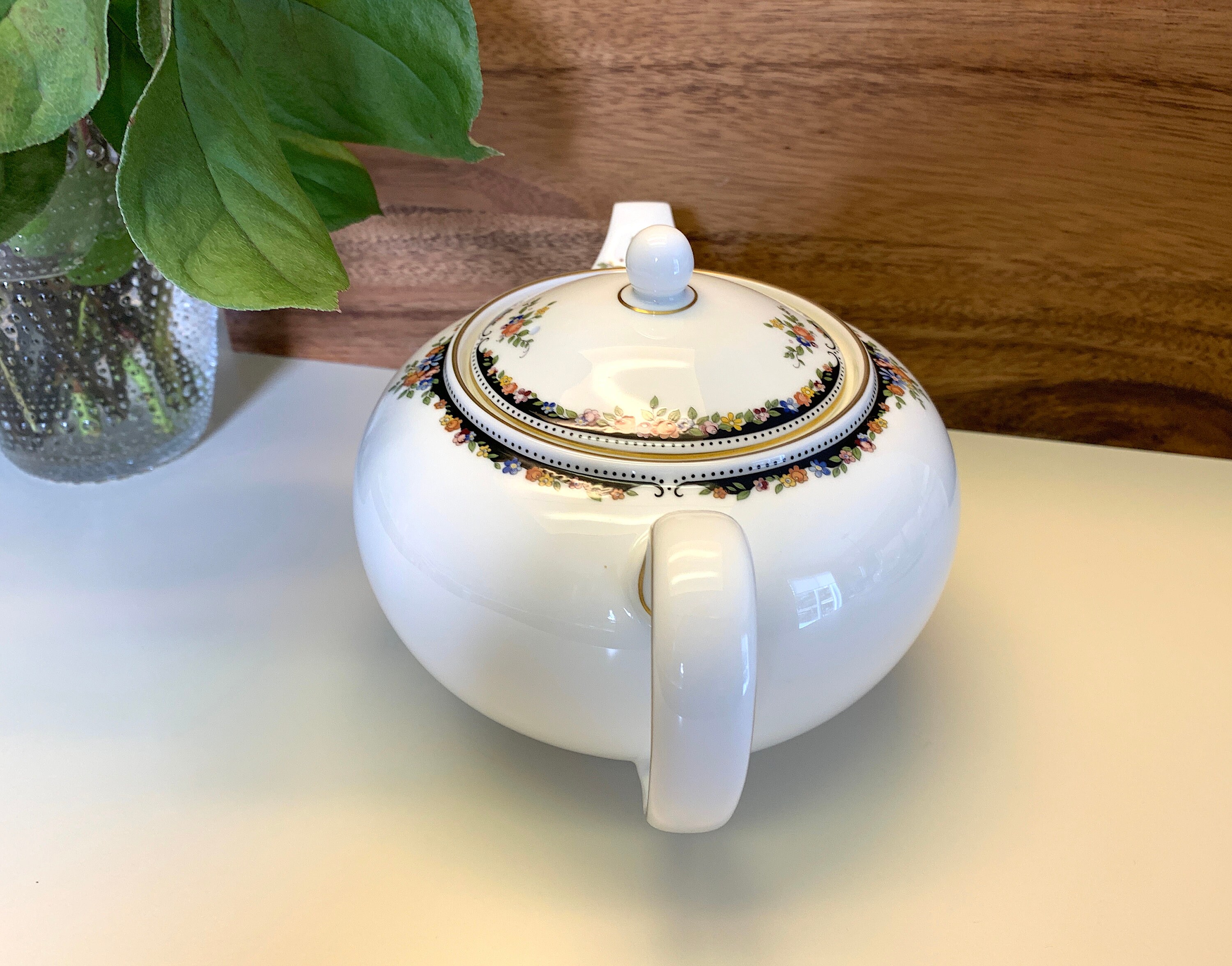 Wedgwood Bone China OSBORNE Pattern 4 Cup Teapot and Lid Etsy