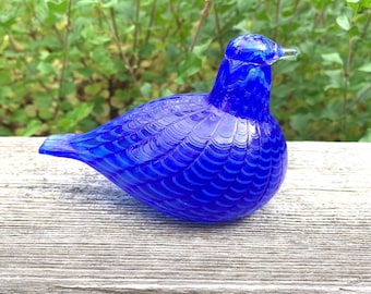 ヌータヤルヴィ　バード　アートガラス　置物　フィンランド　北欧ヴィンテージ　2個 ヌータヤルヴィ バード アートガラス 置物 フィンランド 北欧