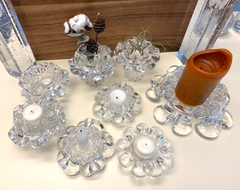 Kosta Boda Krinolin Candle Holders, Tea Light Holder or Votive, Goran Warff