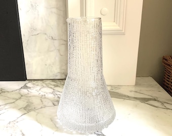 ONE Iittala ULTIMA THULE 28 oz  8.75" Carafe Pitcher, Designed by Tapio Wirkkala, Finland, 1960s