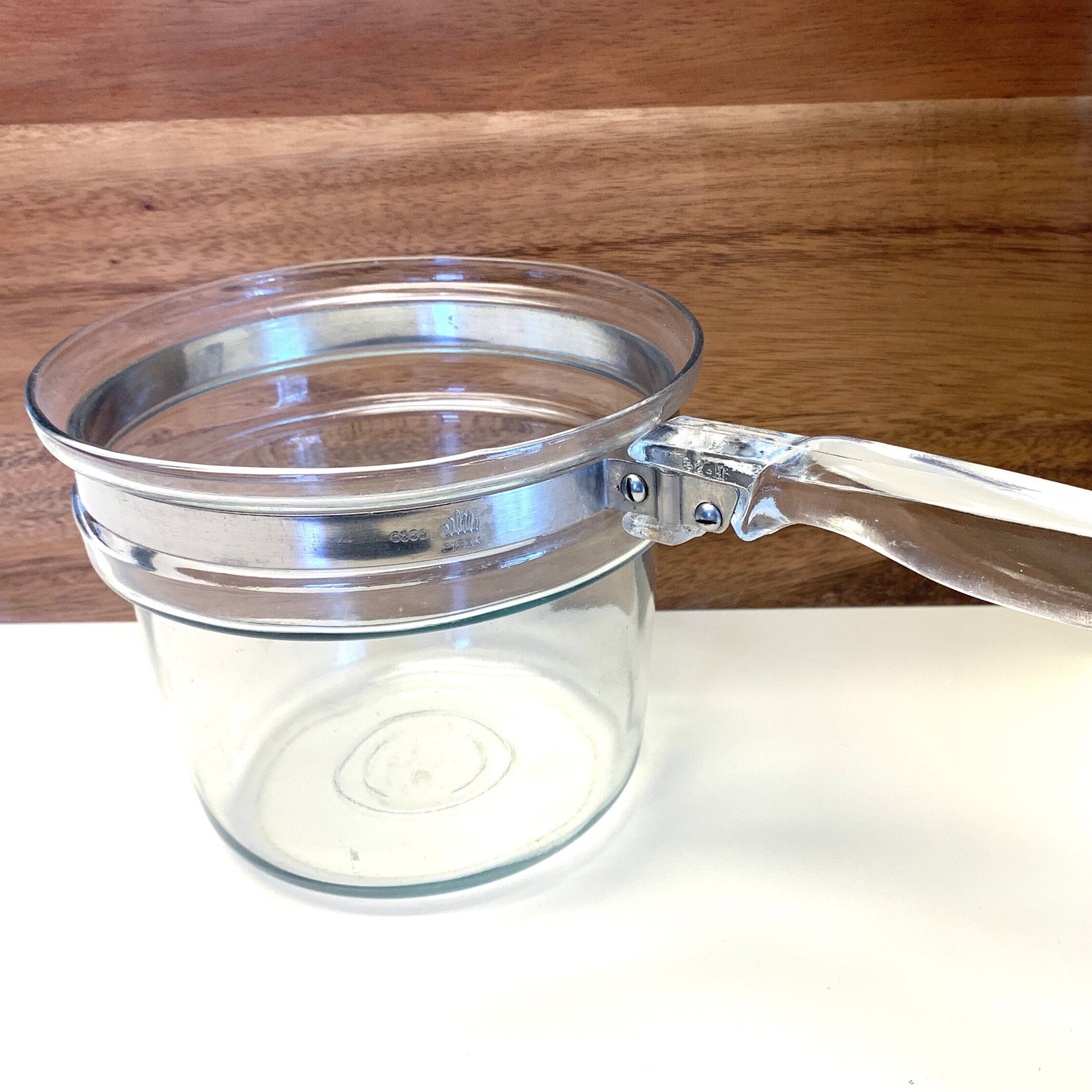 ONE Pyrex Flameware 6 Cup Double Boiler 6283 Insert - three available
