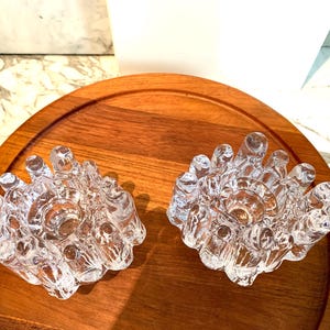 1 PAAR Kosta Boda POLAR Teelichthalter Votivkerzenhalter, Goran Warff Design, Schweden