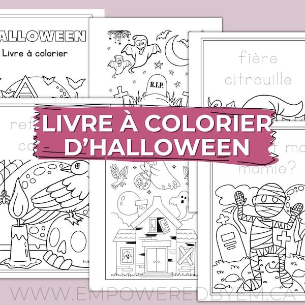 LIVRE À COLORIER HALLOWEEN