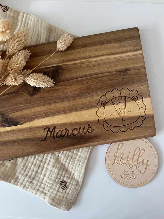 Frühstücksbrett - Personalisierte Bretter | Geschenk Geburtstag | Muttertag | Holzbrett | Schneidebrett | Erzieher Abschied | frillydesigns