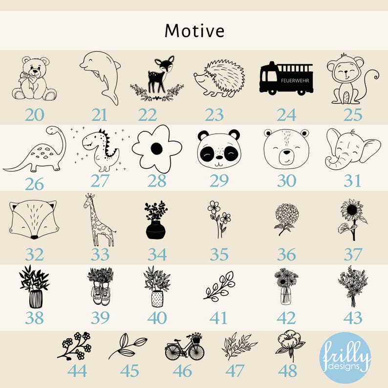 Planche à découper personnalisée pour enfant, cadeau de naissance, planche en bois gravée, cadeau d'anniversaire | Motifs à volants image 5