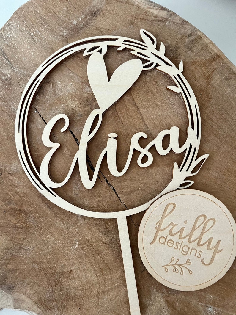 CAKETOPPER PERSONALISIERT | NAME