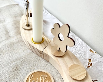 Daisy Gänseblumchen Stecker für Geburtstagskranz oder Geburtstagsteller für Geburtstag oder als Tischdeko |frilly designs