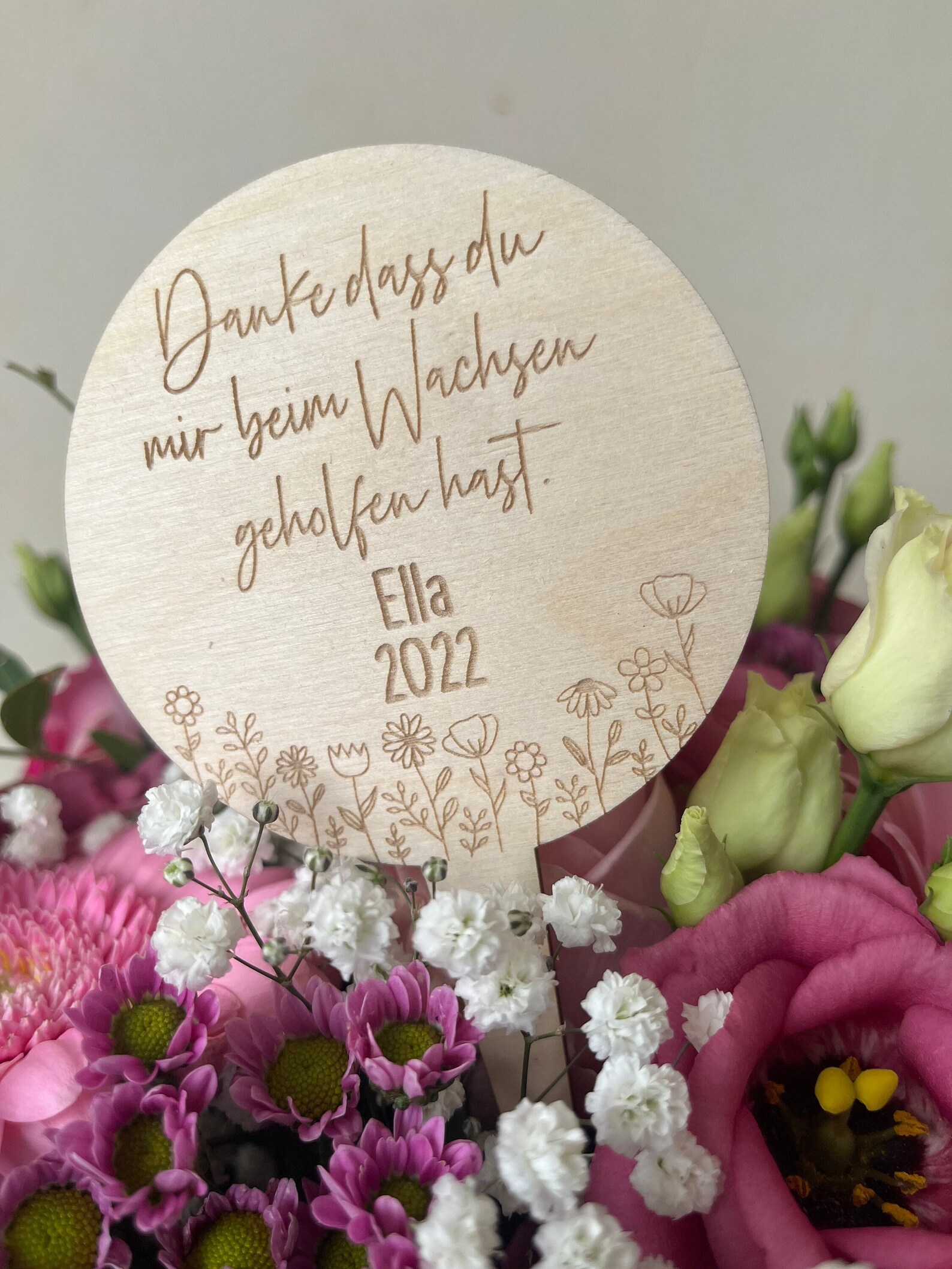 Danke dass du mir beim Wachsen geholfen hast Dankeschön - Etsy.de