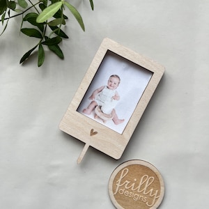 Fotohalter Caketopper | Cake Topper zum Geburtstag | Foto stecker | Geburtstagsteller | Fotohalter | frilly designs