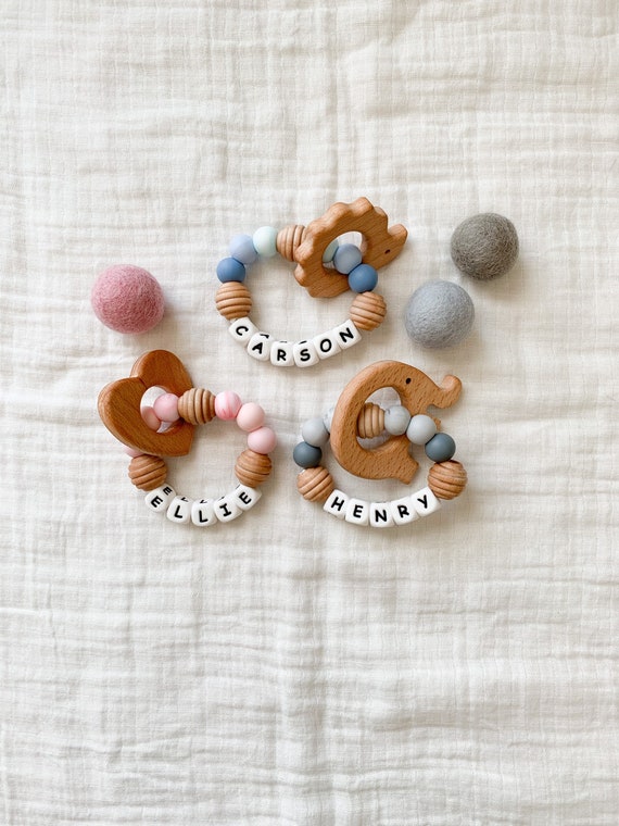 personalized baby teether