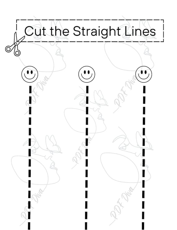 Cutting practice, preschool, scissors, cutting paper, kindergarten ...