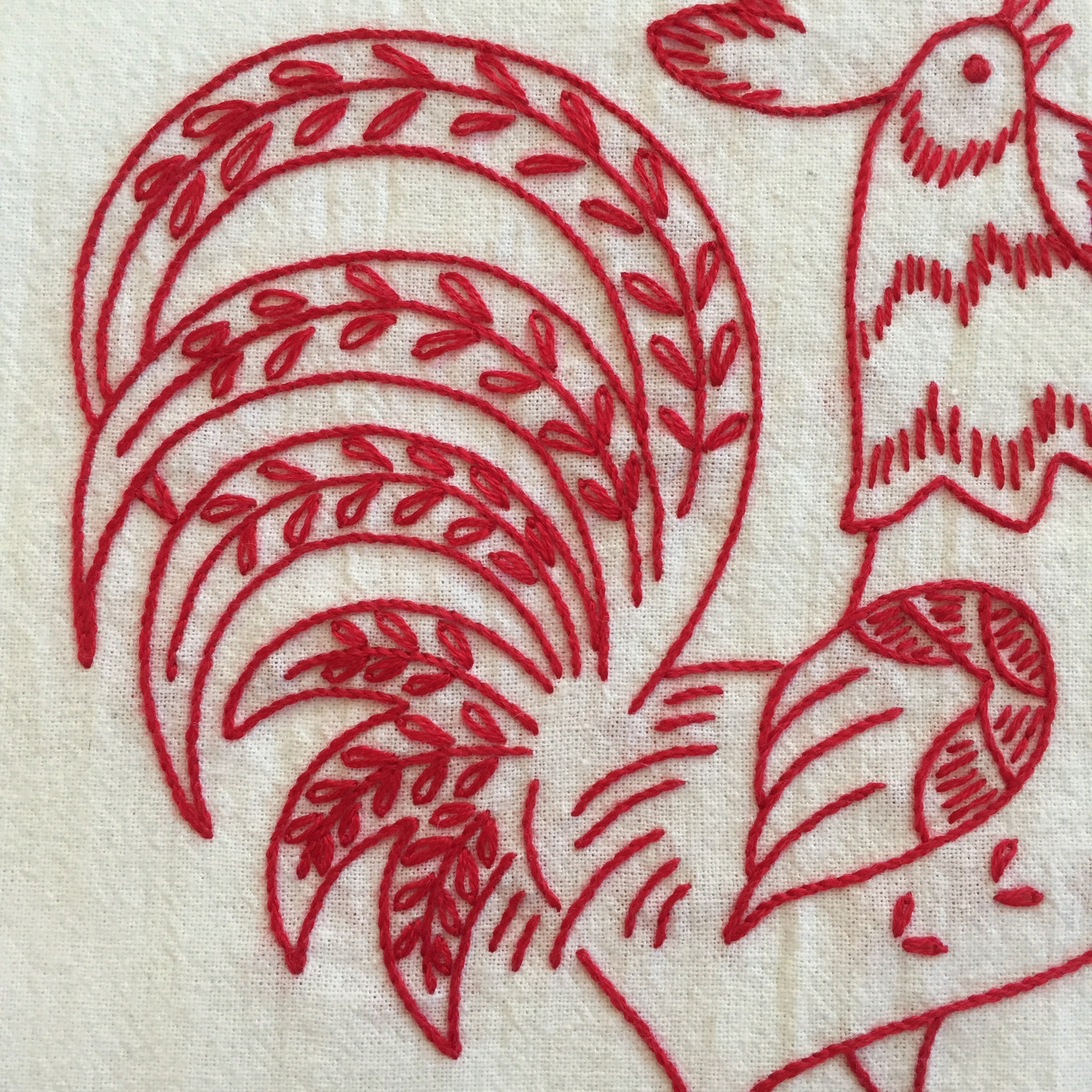 Hand Embroidered, Flour Sack Dish Tea, Stitched Towel, Polishing Cloth ...