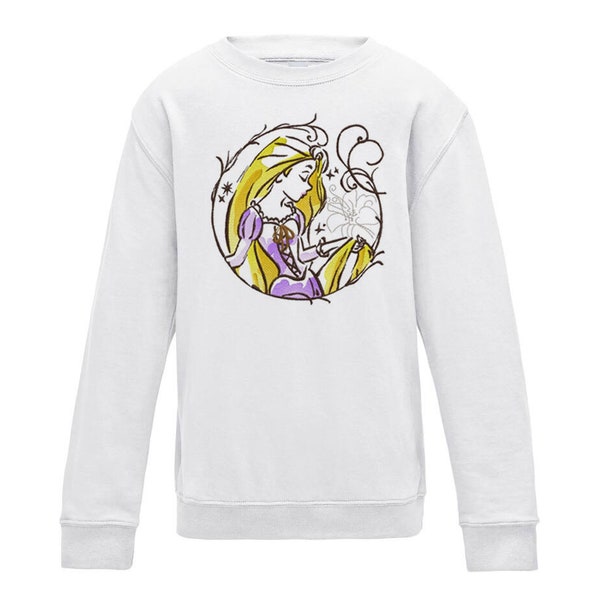 Sweat Pull enfant brodé Princesse