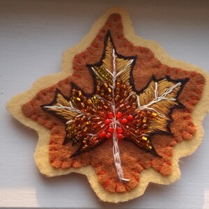 Maple Leaf Embroidered Patch