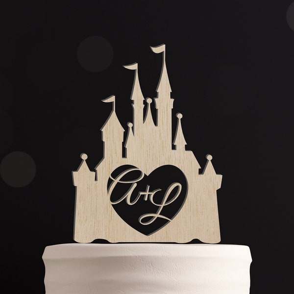 Castle Wedding Cake Topper Etsy