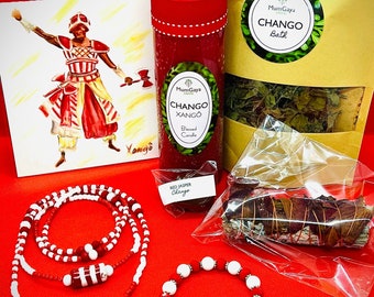 Chango Ritual Box/Caixa de Ritual de Xangô/Shango/Kit Orisha/Spell/African Powers/Santeria/Umbanda/Ifa/Yoruba