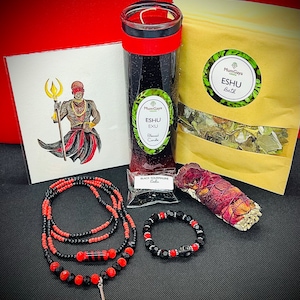 Eshu Ritual Box/Caixa de Ritual de Exu/Elegua/Kit Orisha/Spell/African Powers/Santeria/Umbanda/Ifa/Yoruba