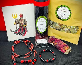Eshu Ritual Box/Caixa de Ritual de Exu/Elegua/Kit Orisha/Spell/African Powers/Santeria/Umbanda/Ifa/Yoruba