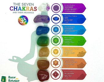 7 CHAKRA HEALING STONES//Stones of the 7 Chakras