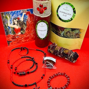 POMBONIJILA Ritual Box/Caixa de Ritual de Pombagira/Kit Orisha/Spell/African Powers/Santeria/Umbanda/Ifa/Yoruba