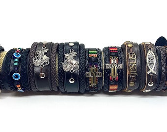 Leather bracelet//Leather bracelet