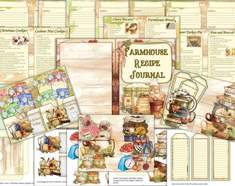 Cookbook Clipart Etsy
