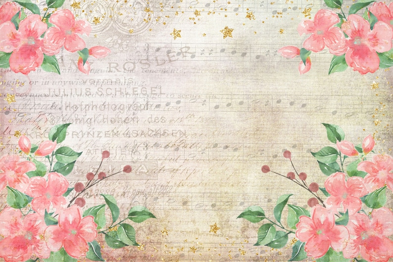 A4 Printable Vintage Backgrounds Journaling Scrapbooking or | Etsy