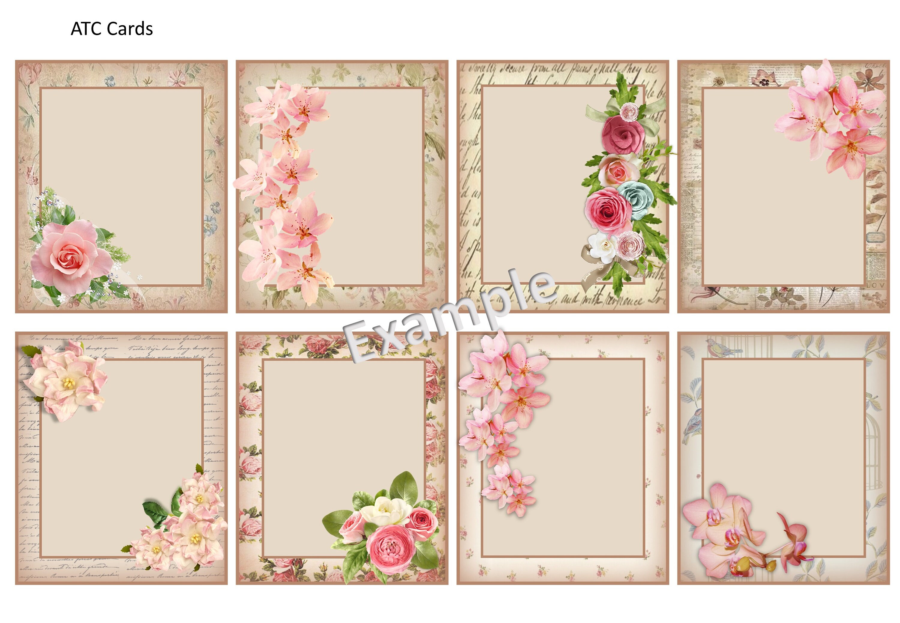 Printable Journal or Scrapbook Ephemera Kit. 65 Pieces. Shabby - Etsy UK