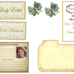 Downton Abbey Themed Printable Journal Kit With Free Ephemera 28 Sheets ...