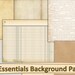 Beginners Journal Kit. Backgrounds, Ephemera, Pockets, ATC Cards, Tags ...