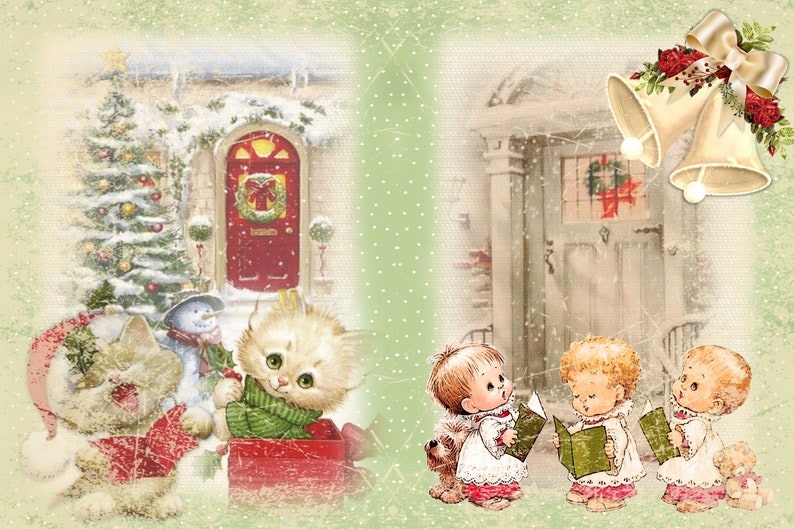 Printable Christmas Fireside Journal Kit With Free Clipart. Etsy UK