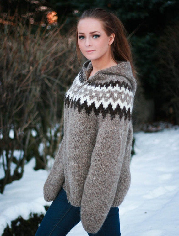 Cardigan Handknitted From Pure Wool. - Etsy
