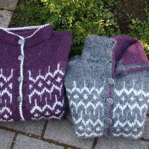 Cardigan, Handknitted from pure Icelandic wool. image 2