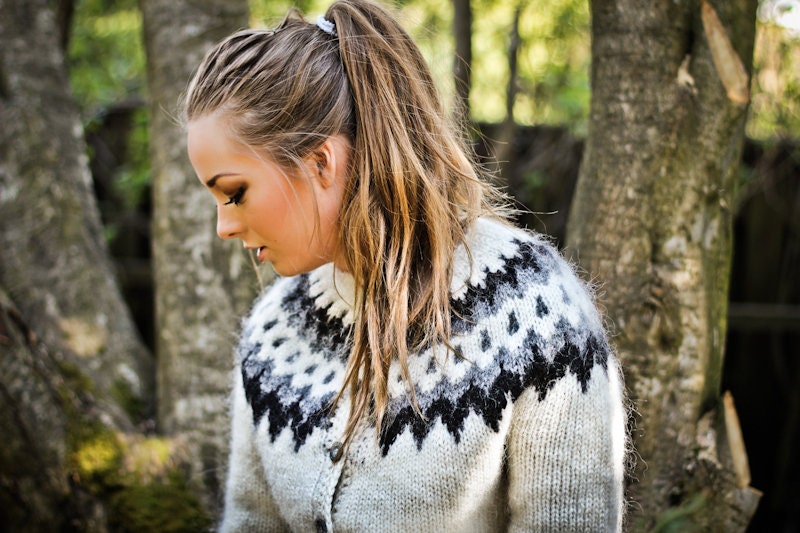 Handknitted cotton cardigan main image 1