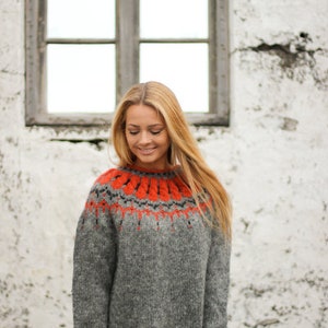 Pullover, Handknitted from pure wool. image 1